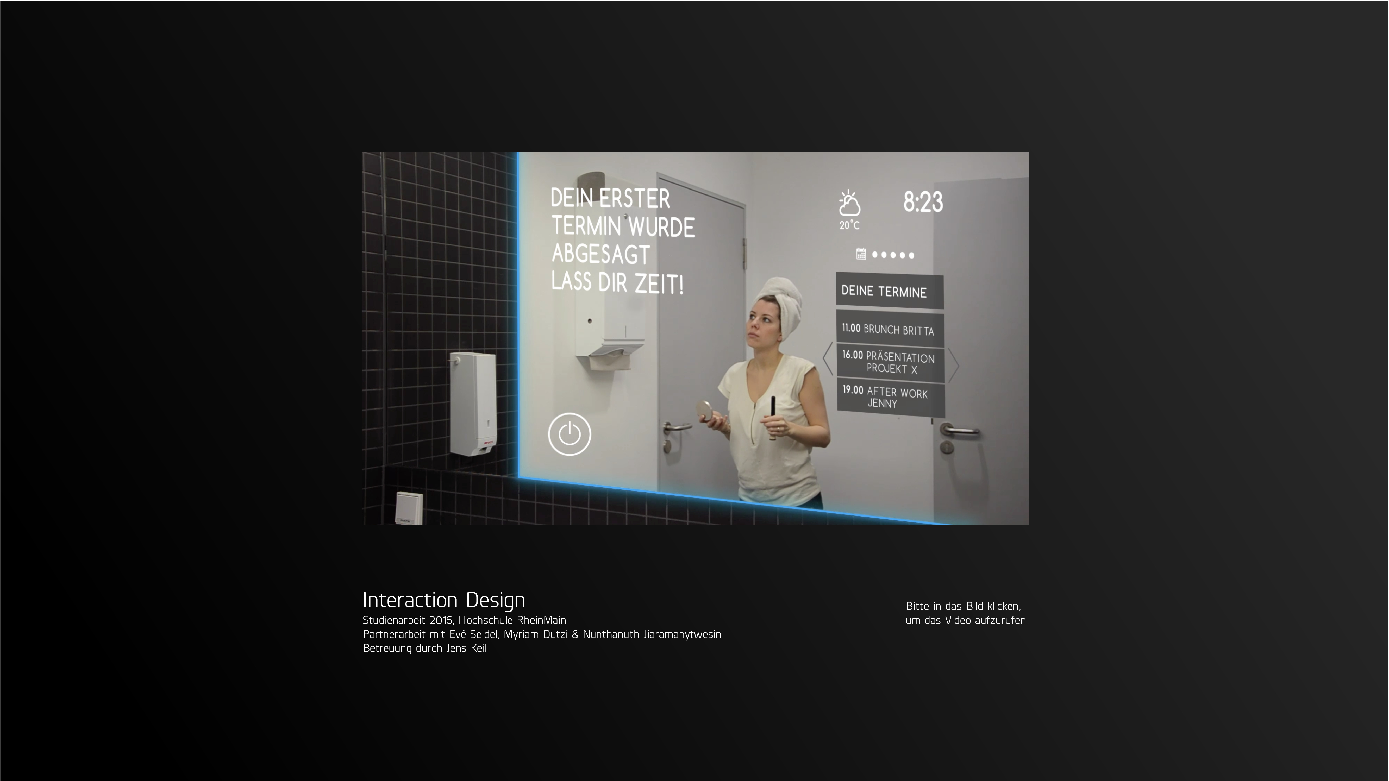 interaction design smart mirror